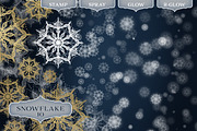 Snowflake Photoshop Brush set, a Brush Add-On by Wonderbox Creative (Thumbnail 11 of 13)