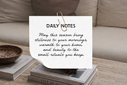 The Daily Notes - Script and Sans, a Handwritten Font by Davide Bassu (Thumbnail 8 of 14)