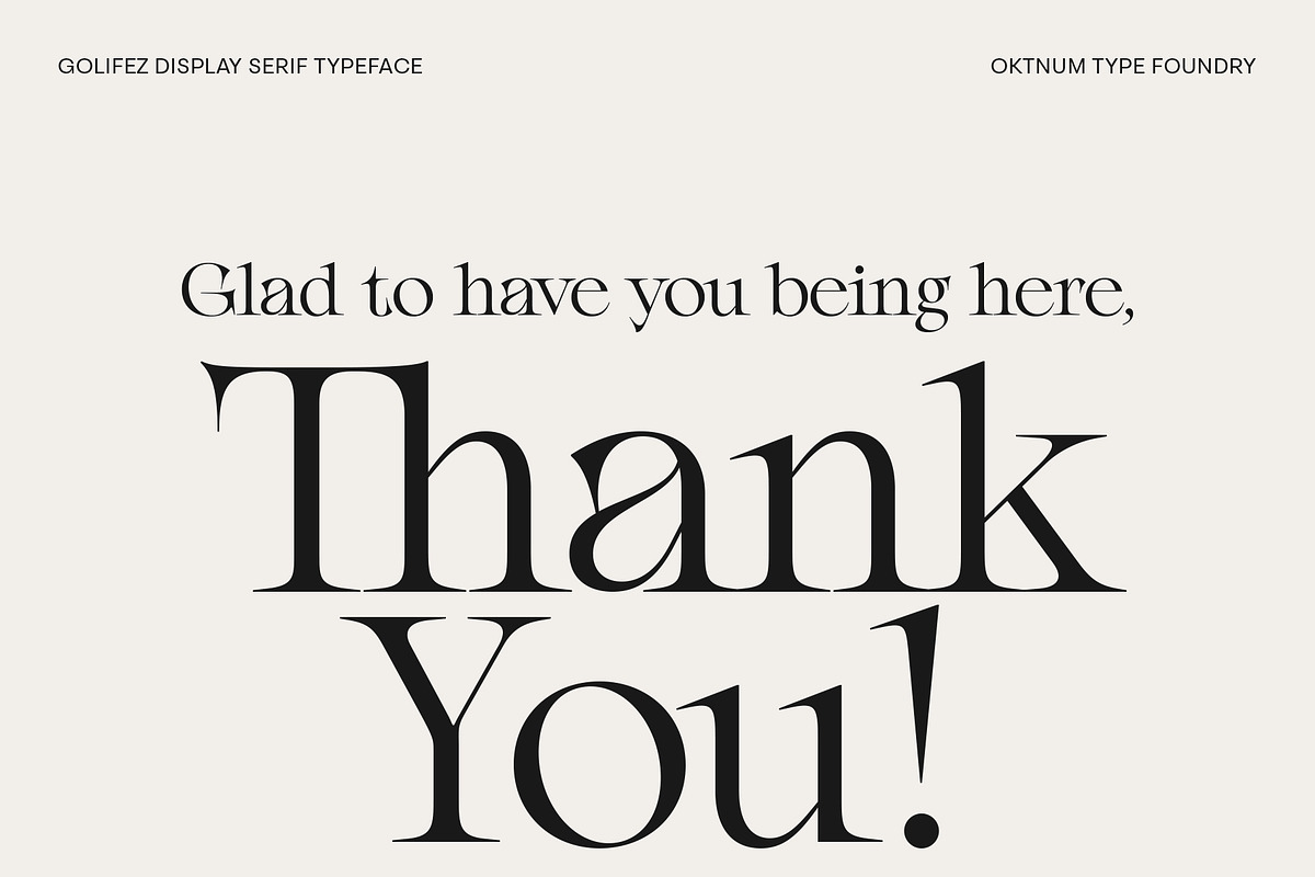 Golifez Bright Serif, a Serif Font by Oktnum Type Foundry (Photo 15 of 15)