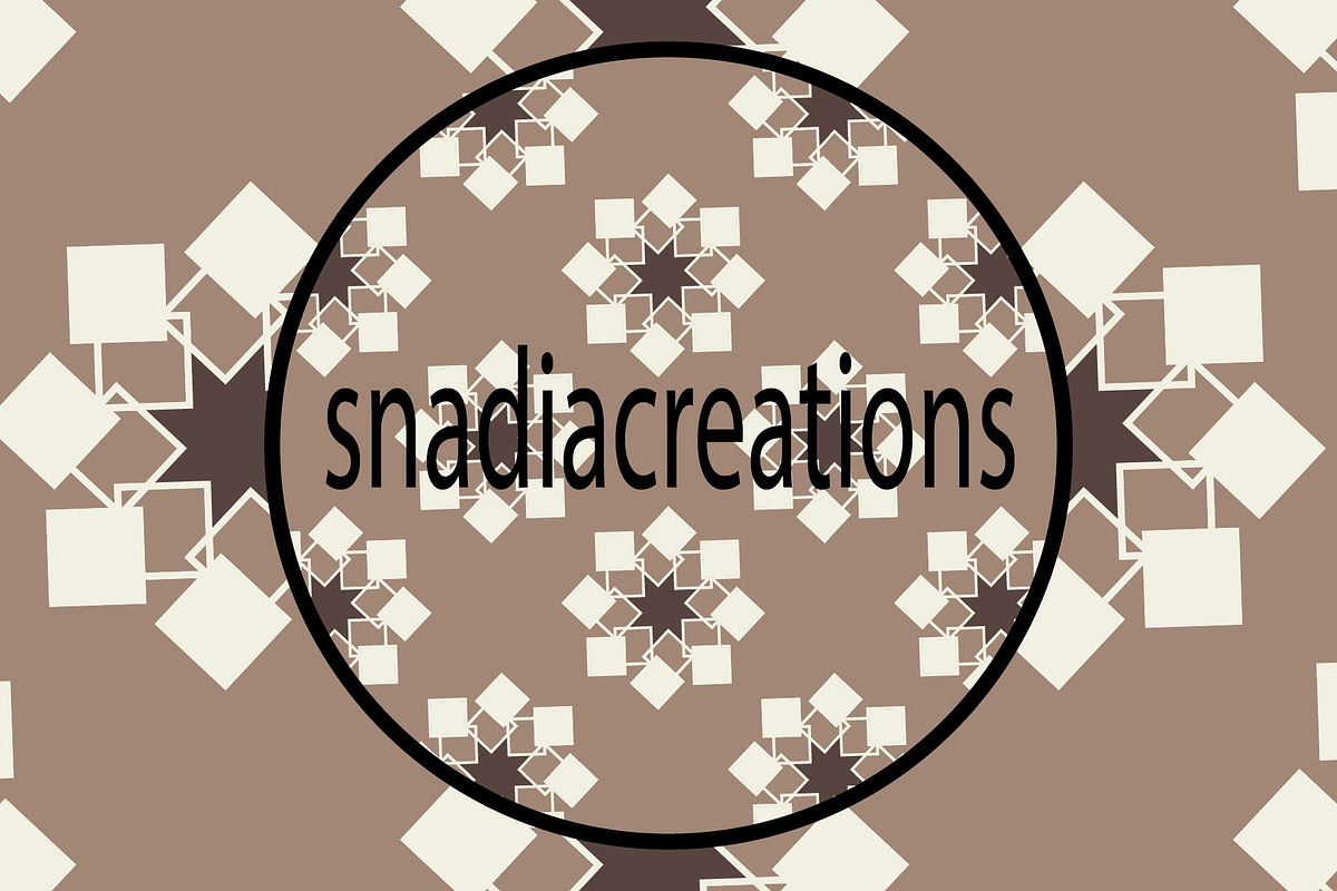 Geometric Star Tile, a Pattern Graphic by snadiacreations (Photo 1 of 3)