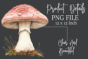 Autumn Mushroom Clipart, an Illustration by Rose Art (Thumbnail 8 of 8)