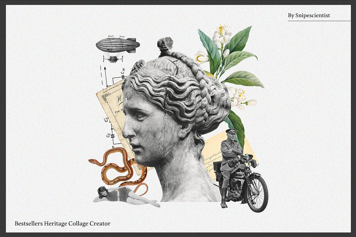 Bestsellers Heritage Collage Creator, an Object Graphic by SNIPESCIENTIST (Photo 54 of 64)