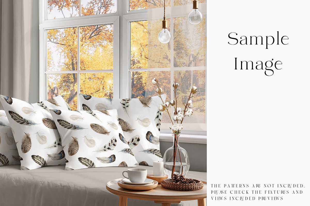 Throw Pillows Mockups, a Household Mockup by mock-ups (Photo 6 of 31)