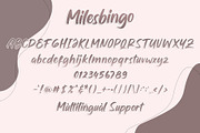 Milesbingo, a Script Font by Rochart (Thumbnail 4 of 6)