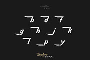 Zephyr Stencil, a Font by Doug Penick (Thumbnail 5 of 7)
