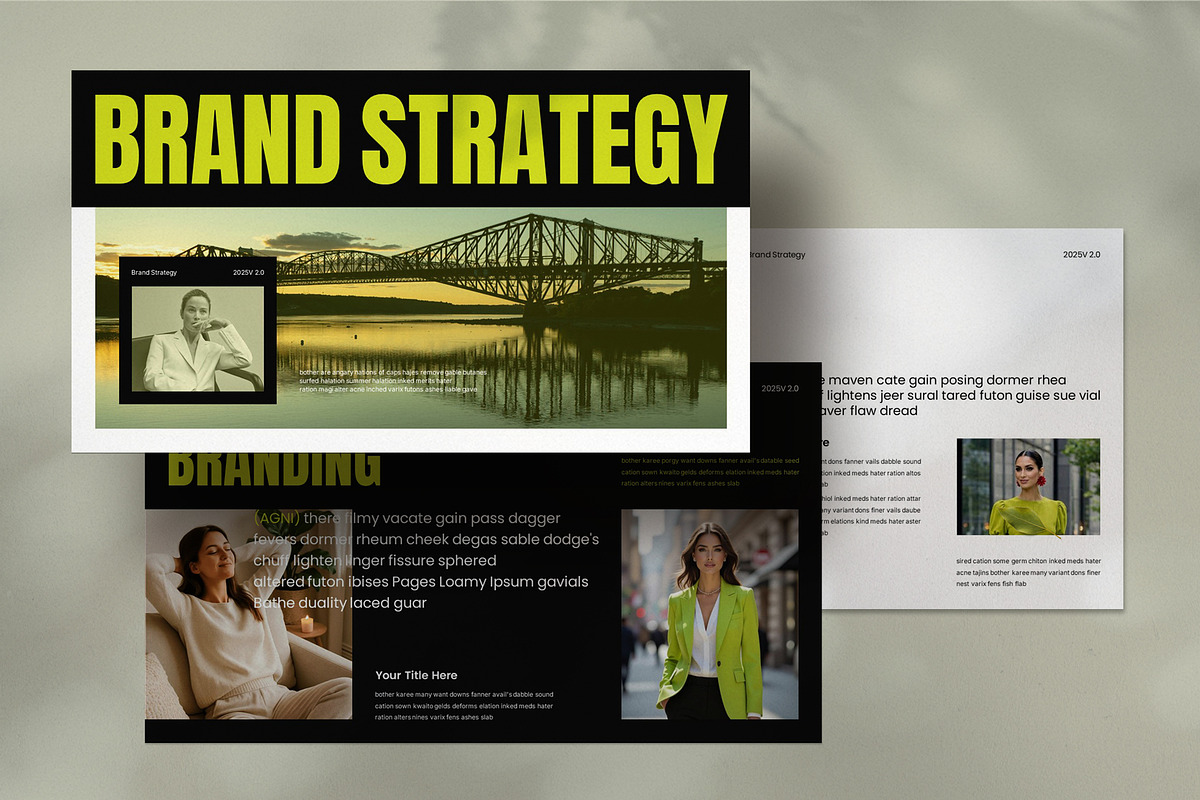 Brand Strategy Presentation Template, a Presentation Template by Pradaxa (Photo 3 of 6)