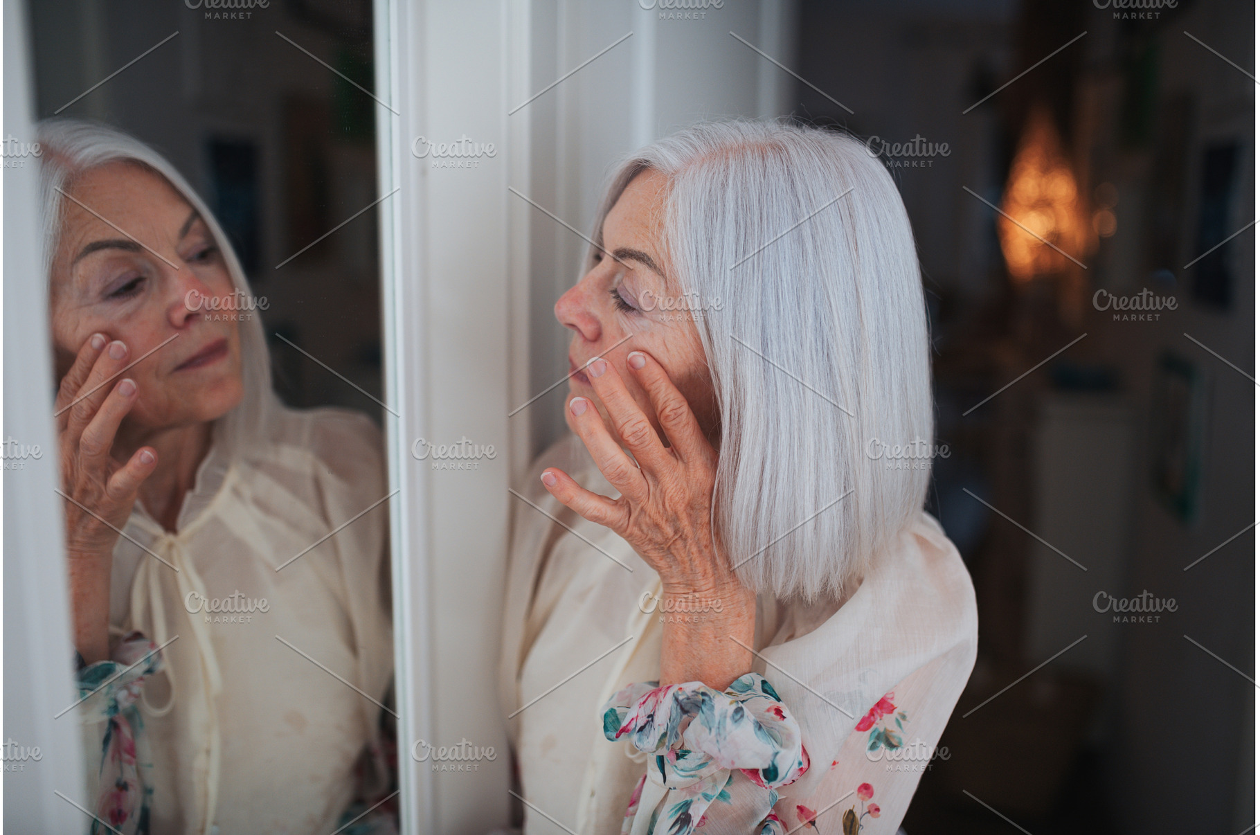 Portrait of beautiful senior woman, a Person Photo by HalfPoint