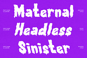 CS Goster – Vintage Horror Font, a Sans Serif Font by Craft Supply Co. (Thumbnail 3 of 8)