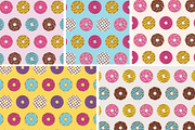 Donuts Seamless Patterns, a Pattern Graphic by Abstracto-Create (Thumbnail 7 of 7)