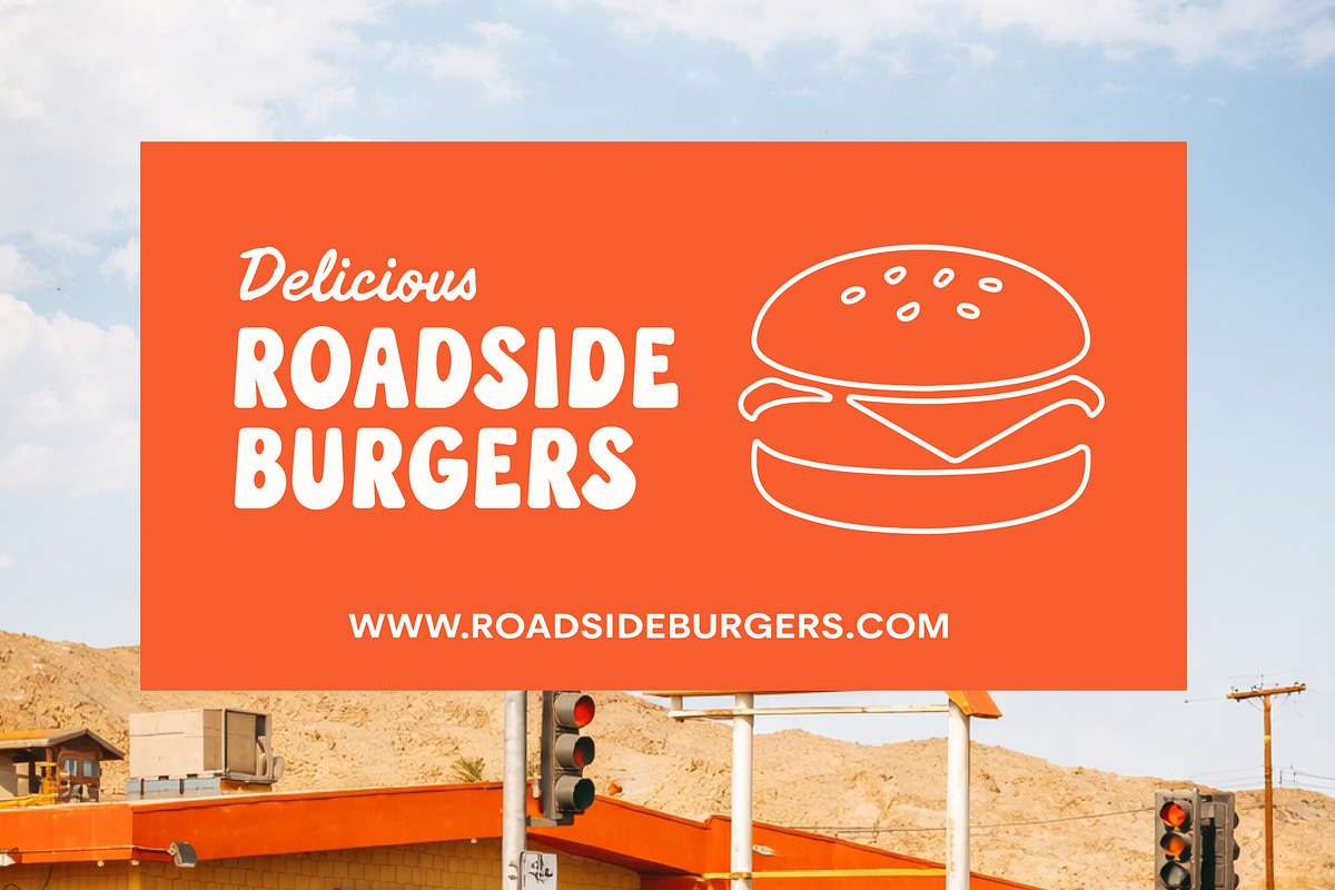 Retro Food Branding - Font Bundle, a Script Font by Edignwn Type (Photo 10 of 12)