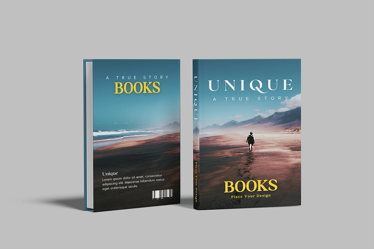 High Quality Book Cover Mockup, a Books & Magazine Mockup by lamorastudio (Photo 2 of 11)