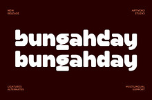Bungahday – Bold Rounded Font