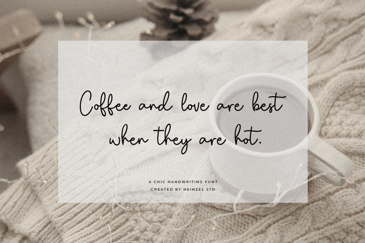 Kinda Sweet - Handwritten Script, a Handwritten Font by Heinzel Std (Photo 6 of 14)