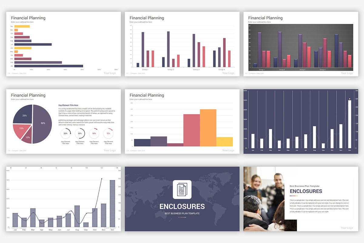 Business Plan PowerPoint Template, a Presentation Template by SlideOne (Photo 17 of 26)