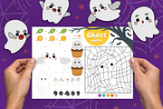 Halloween Activity Playmats for Kids, a Seasonal Illustration by Ksenya Savva (Thumbnail 3 of 6)