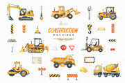 Construction Machines, a Transportation Illustration by OctopusArtis (Thumbnail 2 of 7)