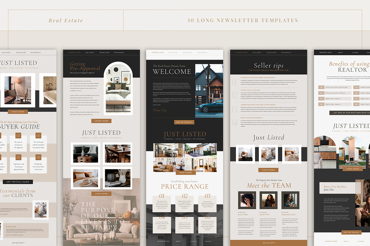 Real Estate Canva Newsletter, an Email Template by Marigold Studios (Photo 10 of 10)