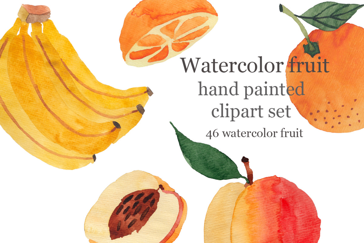 Watercolor fruit, an Illustration by risovanya (Photo 1 of 4)