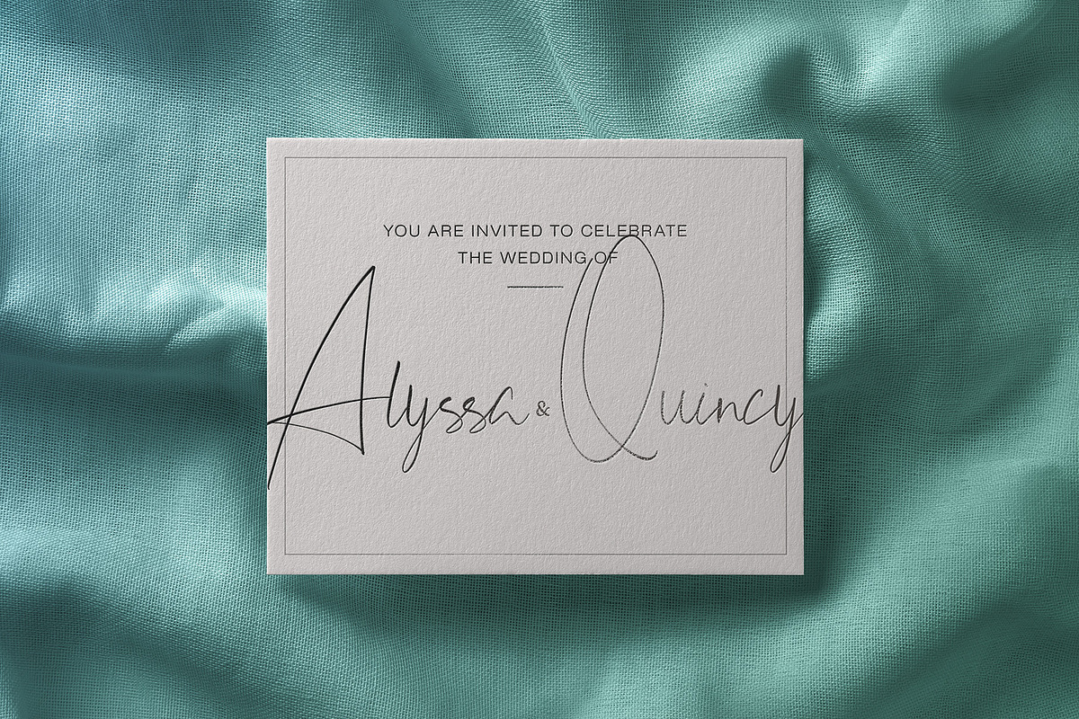 La Fortuna / Stylish Signature Font preview 6