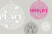 Christmas Doodle Baubles, a Decorative Illustration by Katy Clemmans (Thumbnail 5 of 5)