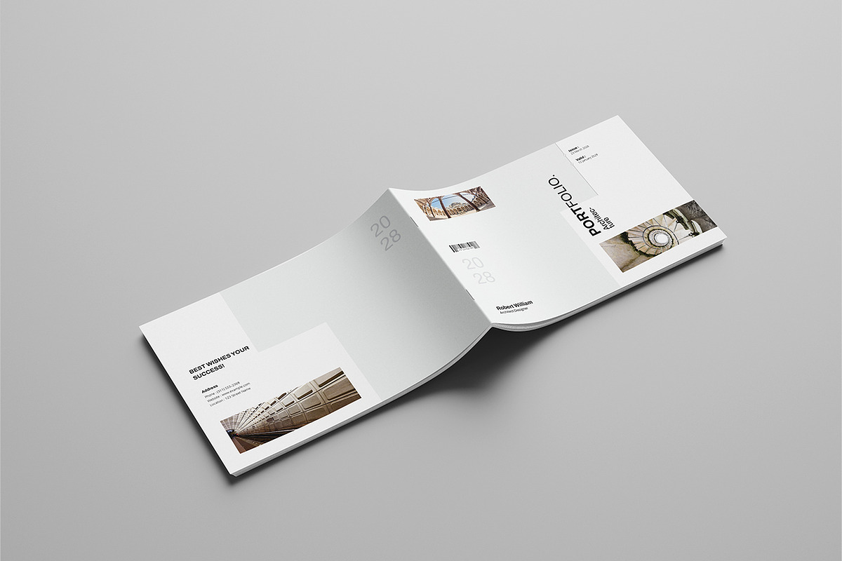 Architecture Portfolio Brochure, a Brochure Template by Spark_Creative (Photo 9 of 11)