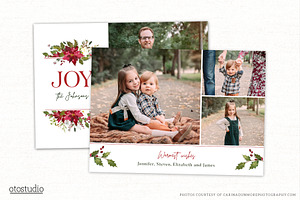 Christmas Card Template CC302