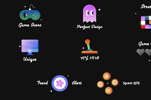 Games Icons And Titles | DaVinci, a Templates & Theme by 2dfx