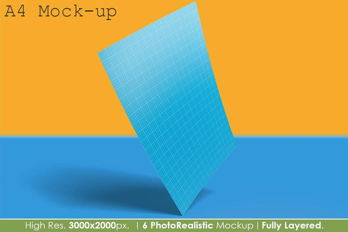 A4 Mockup, a Print Template by MahmoudRafik (Photo 2 of 14)