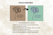 Minimal Flowers Card Deck, a Design Template by Digital By Nikoleta (Thumbnail 5 of 9)