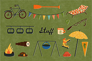 National Park & Camping MAP CREATOR, a Person Illustration by Paper Cherry (Thumbnail 4 of 21)