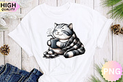 Cat And Coffee Clipart Bundle, a Graphic by crative8112 (Thumbnail 7 of 10)