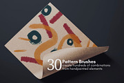Geometric shapes on canvas ProCreate, a Brush Add-On by dxxb studio (Thumbnail 3 of 3)