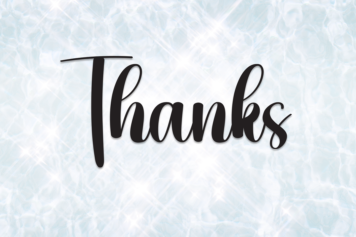 Glittering | Script Font, a Handwritten Font by Scratchones (Photo 8 of 8)