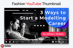 Fashion YouTube Thumbnails