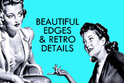 Authentic 1950s Pin-Ups High Res B&W, an Illustration by Piddix Archives (Thumbnail 4 of 5)