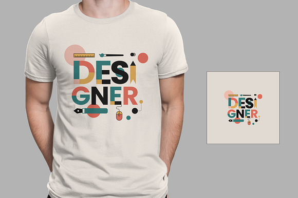 Trendy Tshirt Design Template preview 7