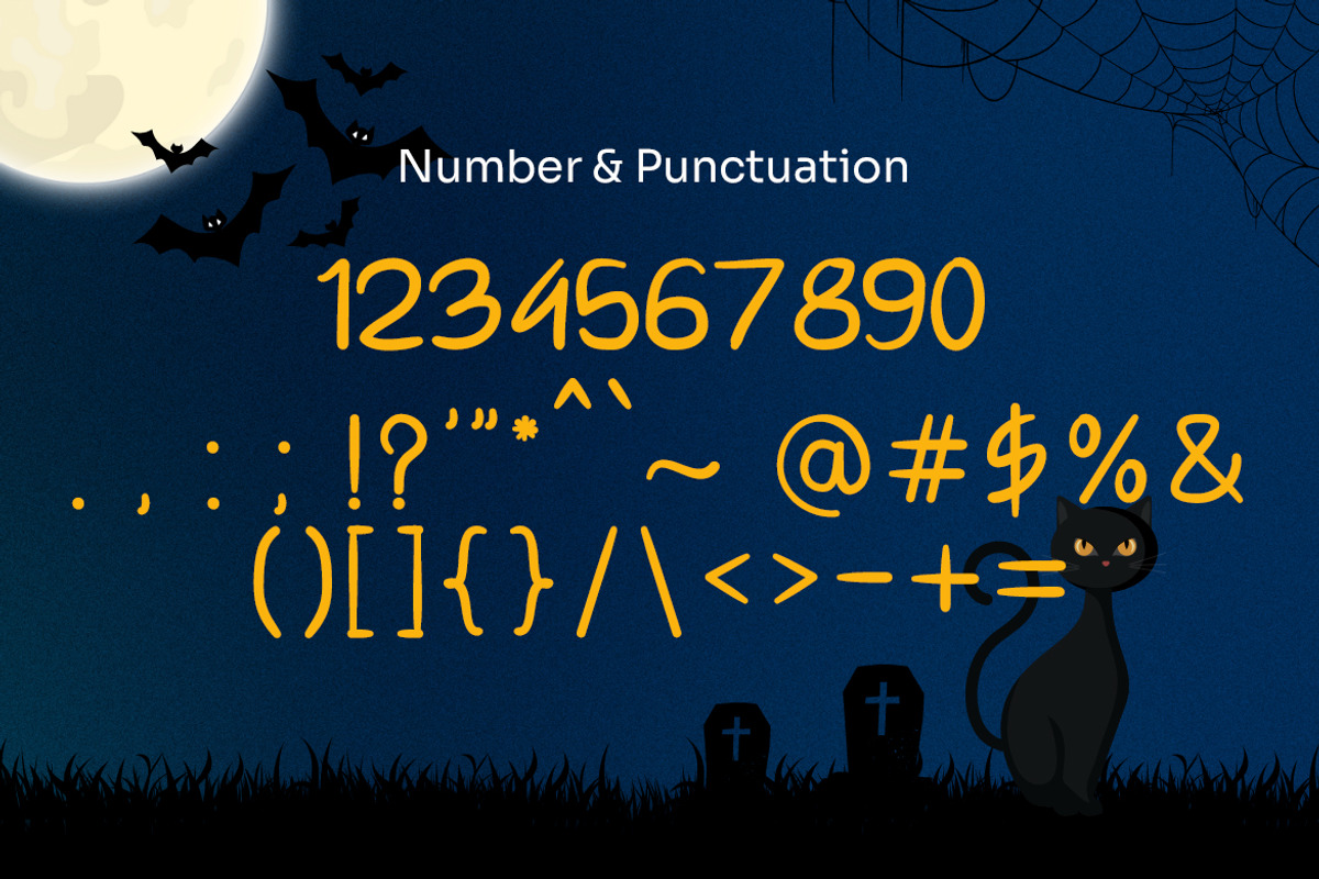 Frankenstay - Halloween Font, a Handwritten Font by Dhabee (Photo 5 of 10)