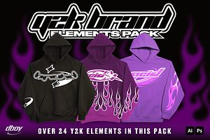 Y2K BRAND ELEMENTS PACK