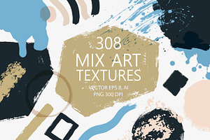 Mix Art Textures and Backgrounds