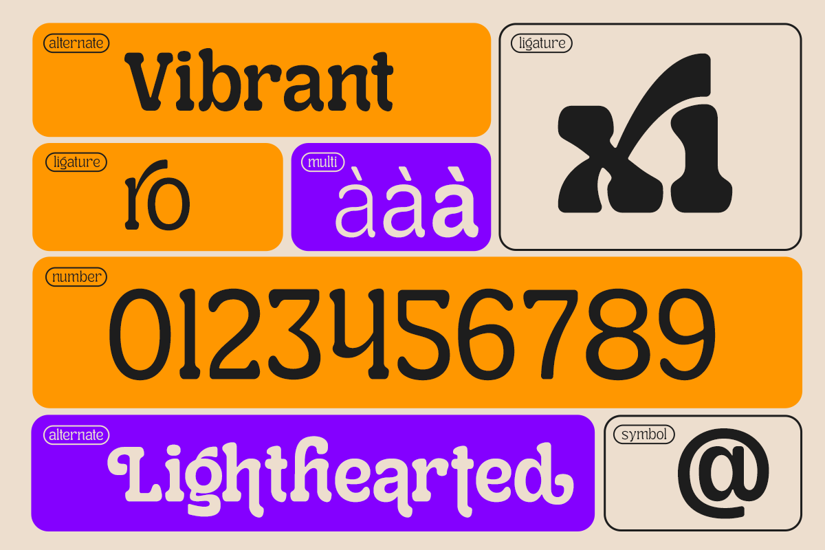 Mondwild - 7 Variable Modern Retro, a Serif Font by Dharmas Foundry (Photo 6 of 15)