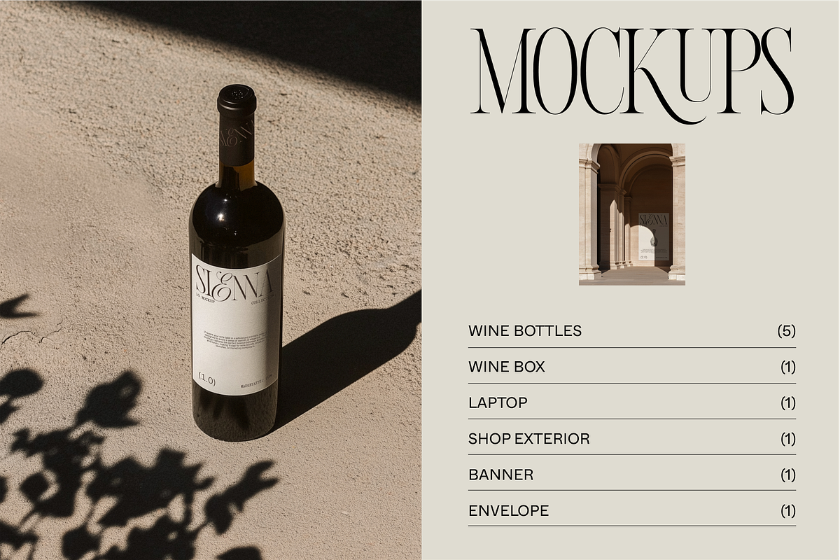 Sienna 10 Mockup Collection, a Packaging Mockup by Made by Attic (Photo 2 of 6)