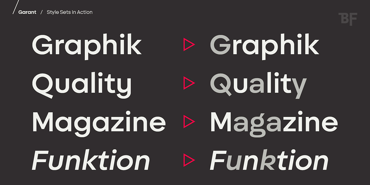 BF Garant, a Sans Serif Font by BrassFonts (Photo 9 of 14)