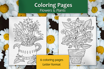 Floral Coloring Pages | Bouquets