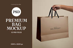 Premium Bag Mockup, a Product Mockup by PopotLane