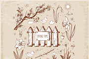 Garden sketches, an Illustration by Elina_Li (Thumbnail 10 of 15)