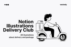 Notion Illustrations Delivery Club
