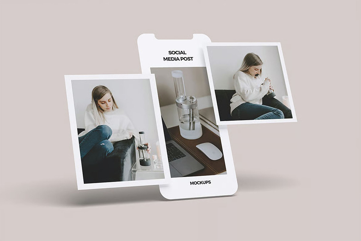 Social Media Post Mockup, a Device Mockup by zpackcreative (Photo 3 of 4)