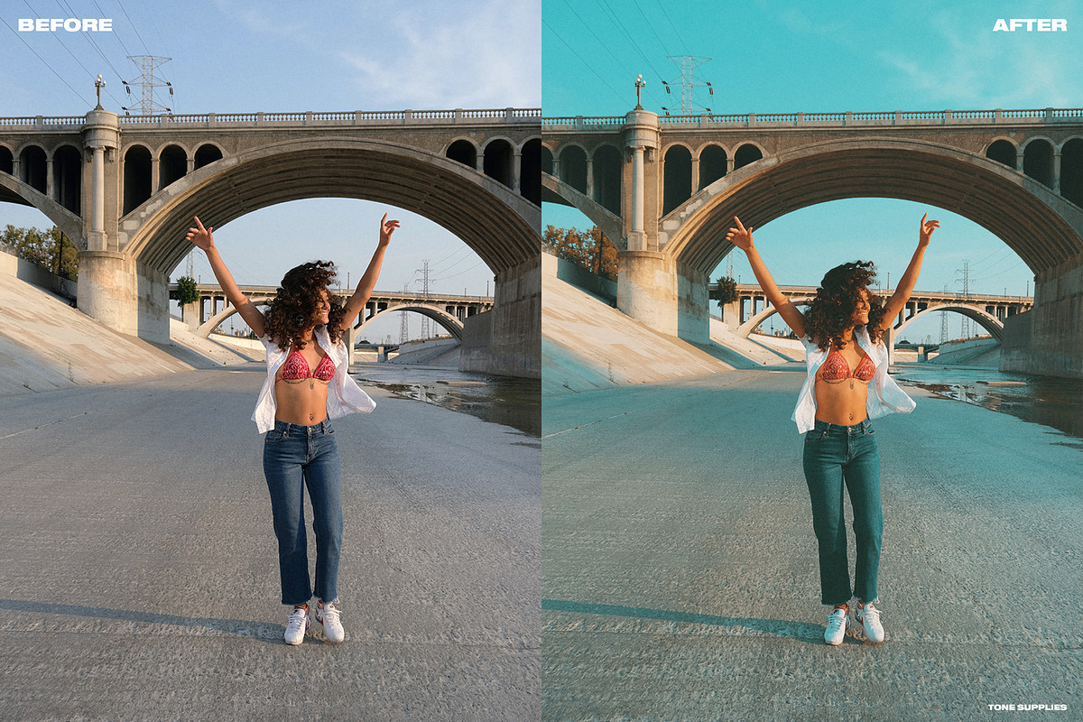 Orange & Teal LUT Presets Photoshop, a Preset Add-On by TONE SUPPLIES (Photo 4 of 10)