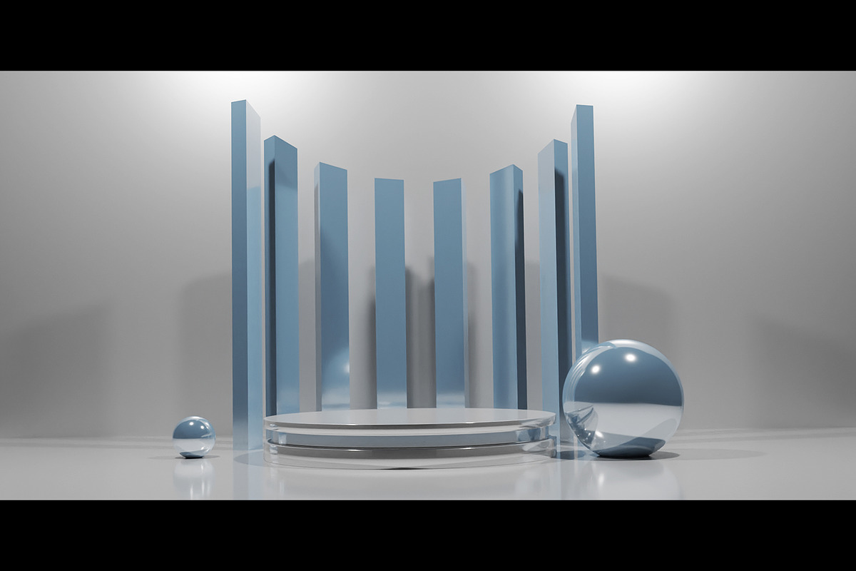 3d Podium Product Display Mockup, an Object Illustration by Mockmenot (Photo 3 of 5)