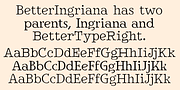 BetterIngriana, a Serif Font by Ingrimayne Type (Thumbnail 9 of 11)